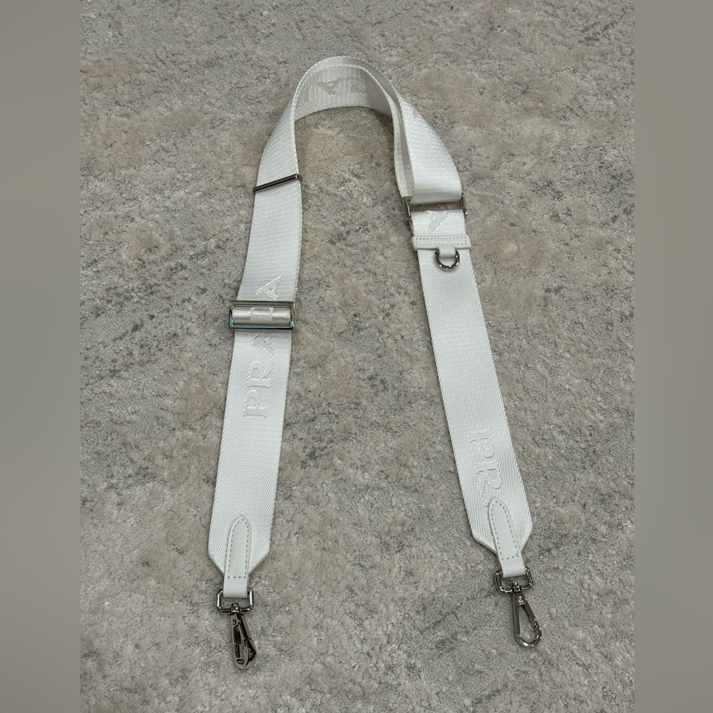 White Prada Bag Strap